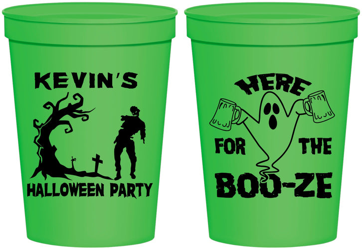 Personalized Halloween 16 oz Stadium Cups - Ghost | 250046