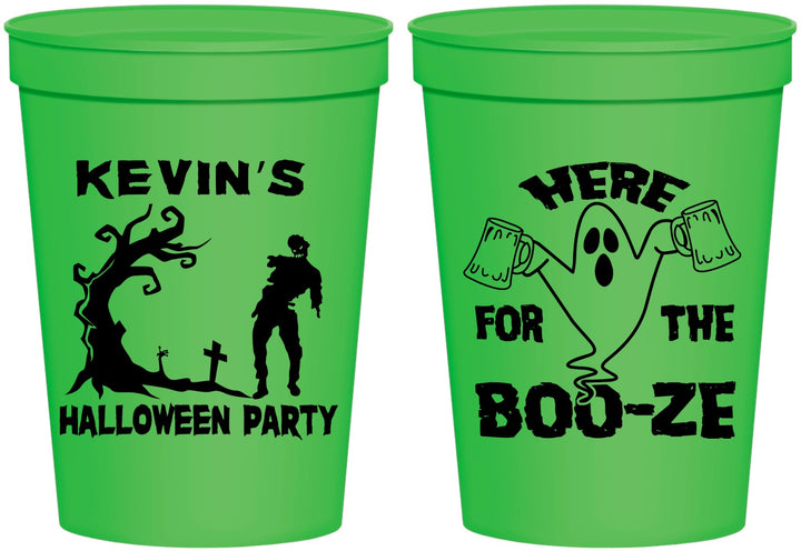 Personalized Halloween 16 oz Stadium Cups - Ghost | 250046