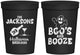 Personalized Halloween 16 oz Stadium Cups - Boos And Booze | 250047