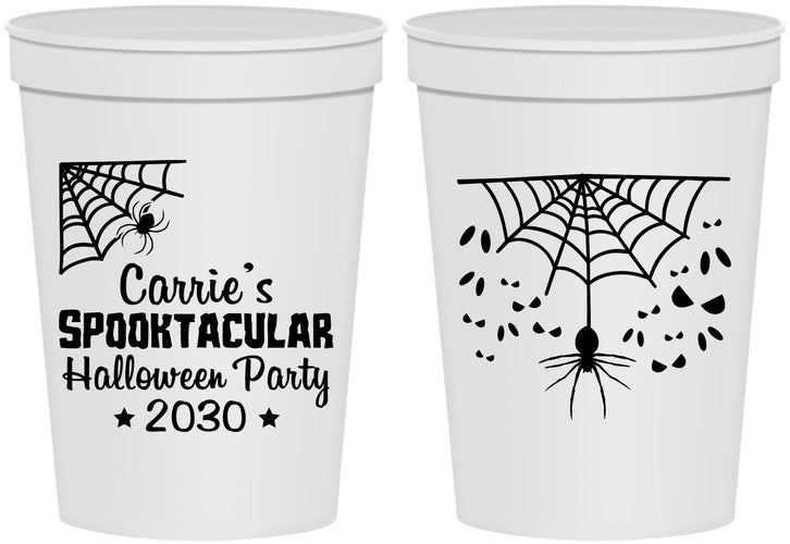 Personalized Halloween 16 oz Stadium Cups - Spooktacular | 250049