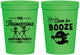 Personalized Halloween 16 oz Stadium Cups - Boos And Booze | 250058