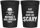 Personalized Halloween 16 oz Stadium Cups - Eat Drink Be Scary | 250059