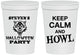 Personalized Halloween 16 oz Stadium Cups - Howl | 250069