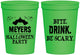 Personalized Halloween 16 oz Stadium Cups - Bite Drink Be Scary | 250082