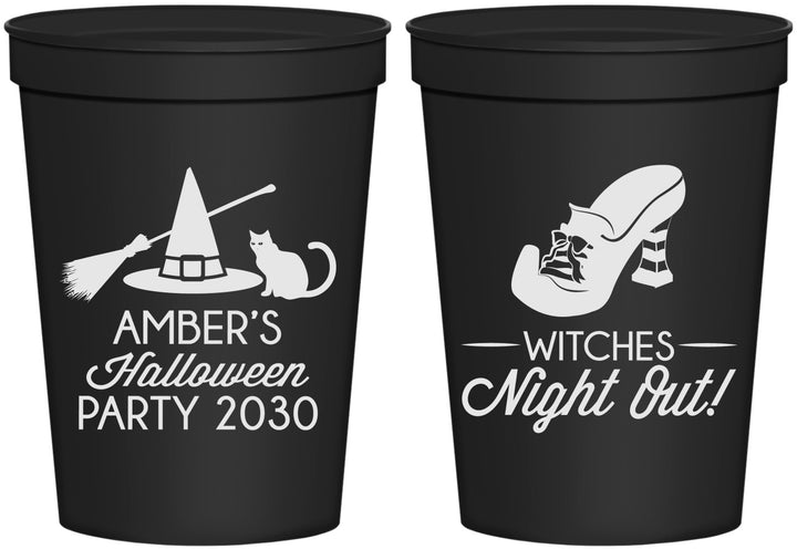 Personalized Halloween 16 oz Stadium Cups - Witches Night Out | 250083