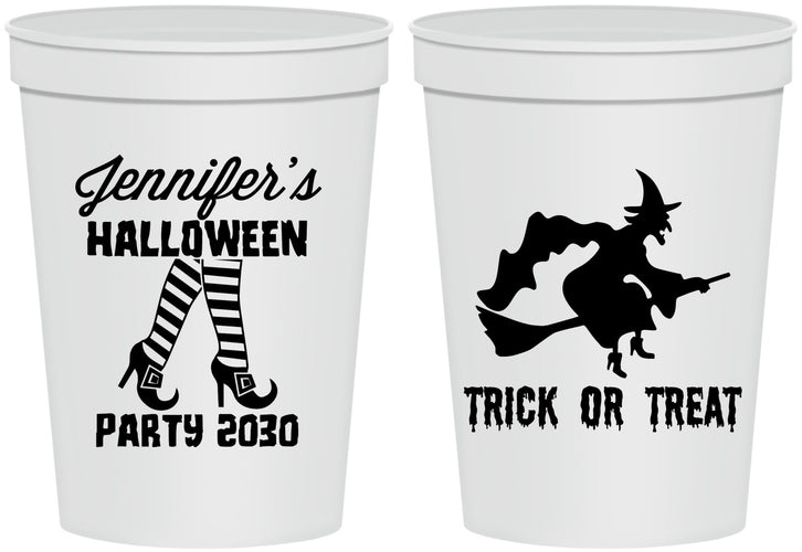 Personalized Halloween 16 oz Stadium Cups - Trick Or Treat | 250089