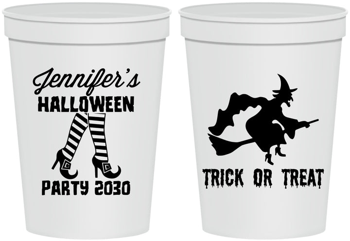 Personalized Halloween 16 oz Stadium Cups - Trick Or Treat | 250089