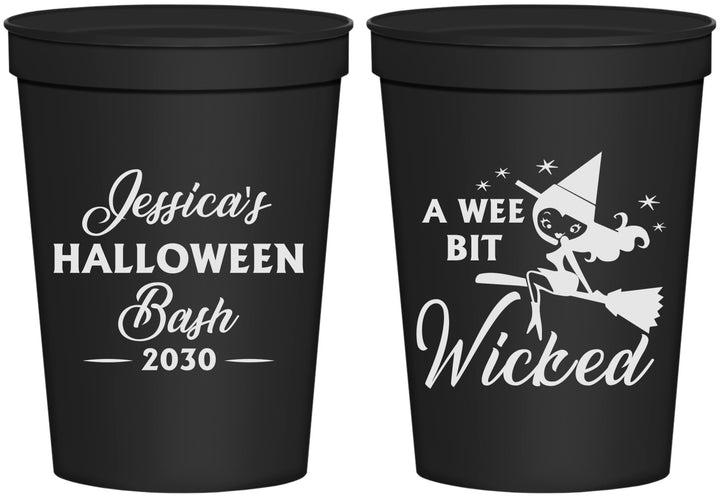 Personalized Halloween 16 oz Stadium Cups - Witch | 250091