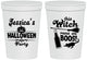 Personalized Halloween 16 oz Stadium Cups - Witch Boos | 250097