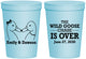 Personalized Wedding 16 oz Stadium Cups - Wild Goose | 251