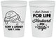 Personalized Wedding 16 oz Stadium Cups - Best Friends For Life | 256