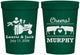 Personalized Wedding 16 oz Stadium Cups - Tractor Cows | 257