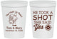 Personalized Wedding 16 oz Stadium Cups - He Took A Shot She Said Yes | 259