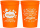 Personalized Thanksgiving 16 oz Stadium Cups - Grateful And Stuffed | 260000