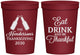 Personalized Thanksgiving 16 oz Stadium Cups - Eat Drink Thankful | 260001