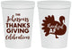 Personalized Thanksgiving 16 oz Stadium Cups - Thankful Af | 260002