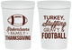 Personalized Thanksgiving 16 oz Stadium Cups - Football Turkey | 260010