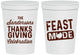 Personalized Thanksgiving 16 oz Stadium Cups - Feast Mode | 260019
