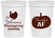 Personalized Thanksgiving 16 oz Stadium Cups - Thankful Af | 260026