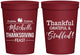 Personalized Thanksgiving 16 oz Stadium Cups - Thankful Stuffed | 260029