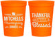 Personalized Thanksgiving 16 oz Stadium Cups - Thankful Blessed | 260032