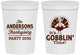 Personalized Thanksgiving 16 oz Stadium Cups - Turkey Gobblin | 260035
