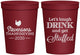 Personalized Thanksgiving 16 oz Stadium Cups - Turkey Stuffed | 260037