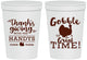 Personalized Thanksgiving 16 oz Stadium Cups - Turkey Gobble | 260043