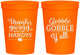 Personalized Thanksgiving 16 oz Stadium Cups - Gobble Gobble | 260044