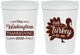 Personalized Thanksgiving 16 oz Stadium Cups - Talk Turkey To Me | 260046
