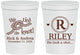 Personalized Wedding 16 oz Stadium Cups - We Tied The Knot | 263
