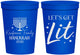Personalized Hanukkah 16 oz Stadium Cups - Lets Get Lit | 270020
