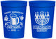Personalized Hanukkah 16 oz Stadium Cups - Menorah | 270028