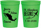 Personalized Wedding 16 oz Stadium Cups - The Adventure Begins | 275