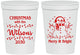 Personalized Christmas 16 oz Stadium Cups - Snowman | 280002