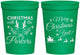 Personalized Christmas 16 oz Stadium Cups - Reindeer | 280005