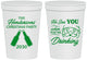 Personalized Christmas 16 oz Stadium Cups - Santa | 280015