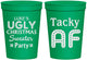 Personalized Christmas 16 oz Stadium Cups - Tacky Af | 280021