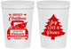 Personalized Christmas 16 oz Stadium Cups - Christmas Tree | 280026