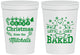 Personalized Christmas 16 oz Stadium Cups - Lets Get Baked | 280039