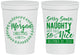 Personalized Christmas 16 oz Stadium Cups - Naughty Or Nice | 280047
