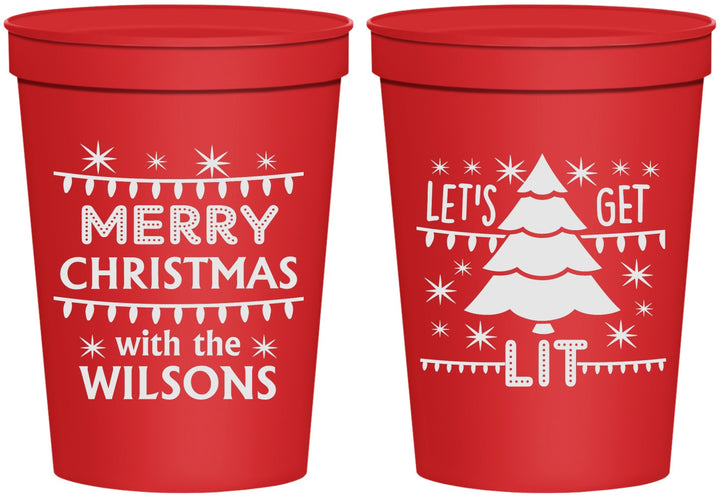 Personalized Christmas 16 oz Stadium Cups - Nutcracker | 280052