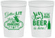 Personalized Christmas 16 oz Stadium Cups - Wine | 280055