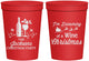 Personalized Christmas 16 oz Stadium Cups - Bah Hum Bug | 280056