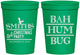 Personalized Christmas 16 oz Stadium Cups - Bah Hum Bug | 280057