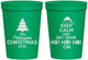 Personalized Christmas 16 oz Stadium Cups - Ho Ho Ho | 280061