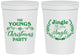 Personalized Christmas 16 oz Stadium Cups - Jingle Til You Jingle | 280063