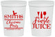 Personalized Christmas 16 oz Stadium Cups - Jingle Juice | 280066