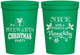 Personalized Christmas 16 oz Stadium Cups - Naughty Or Nice | 280069