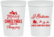 Personalized Christmas 16 oz Stadium Cups - Santa Claus | 280086